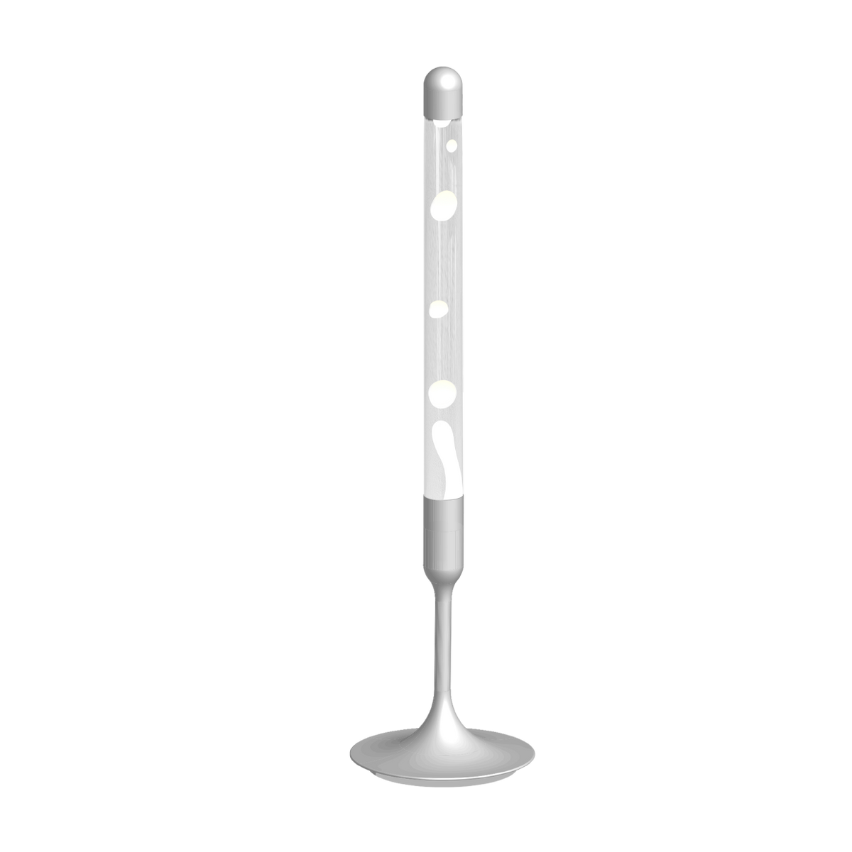 SUBLIME Series Lava Lamp | White & Clear