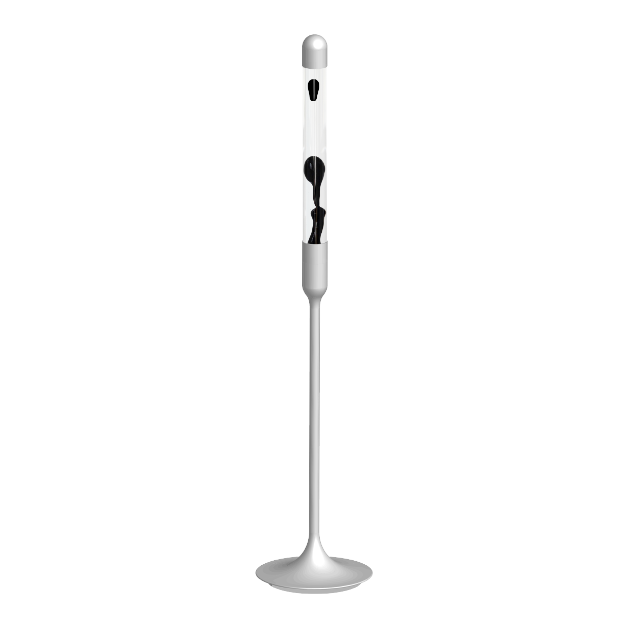 SUBLIME Series Lava Lamp | Black & Clear