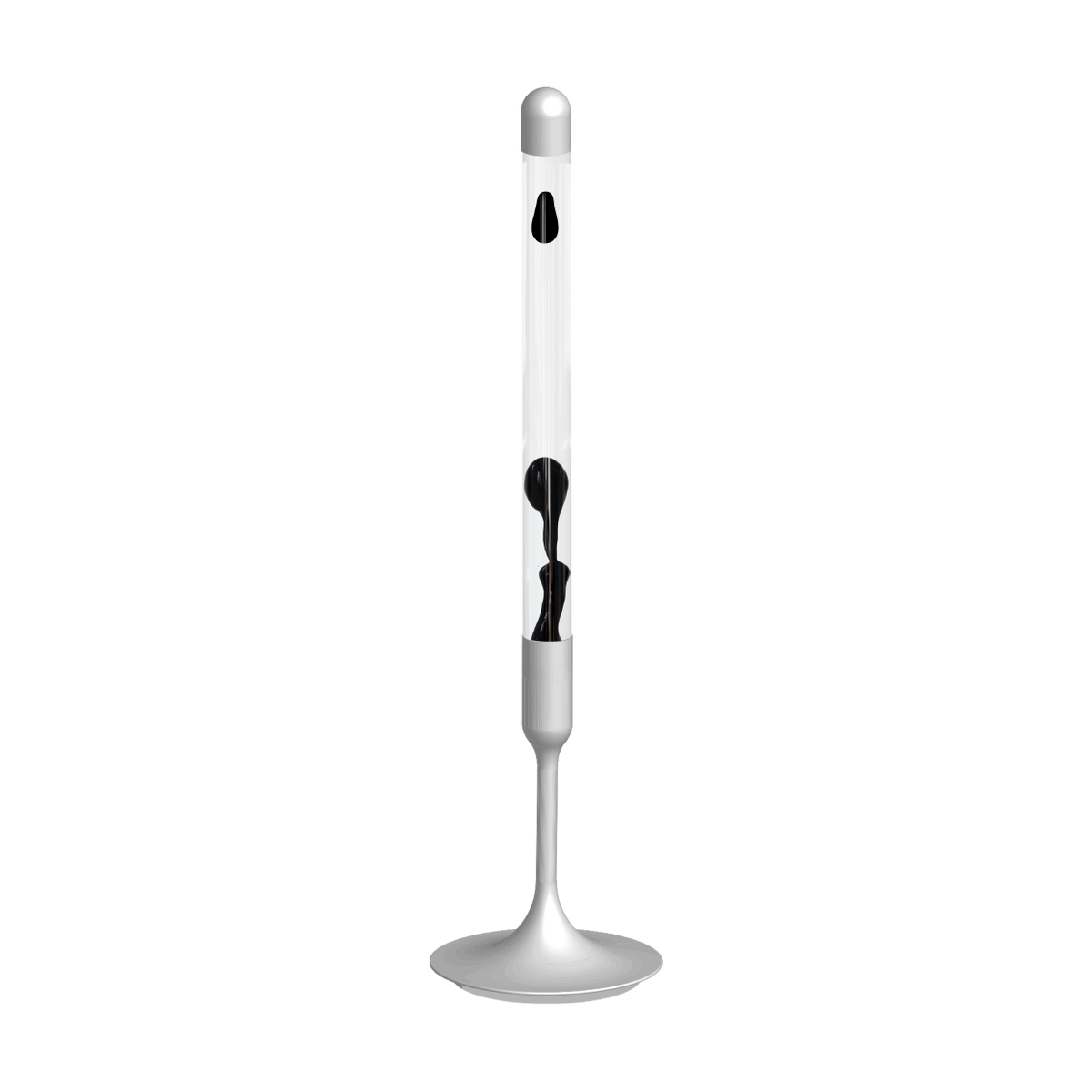 SUBLIME Series Lava Lamp | Black & Clear