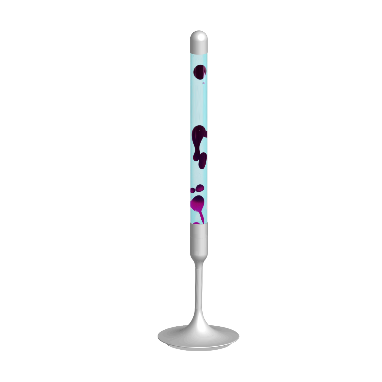 SUBLIME Series Lava Lamp | Purple & Light Blue