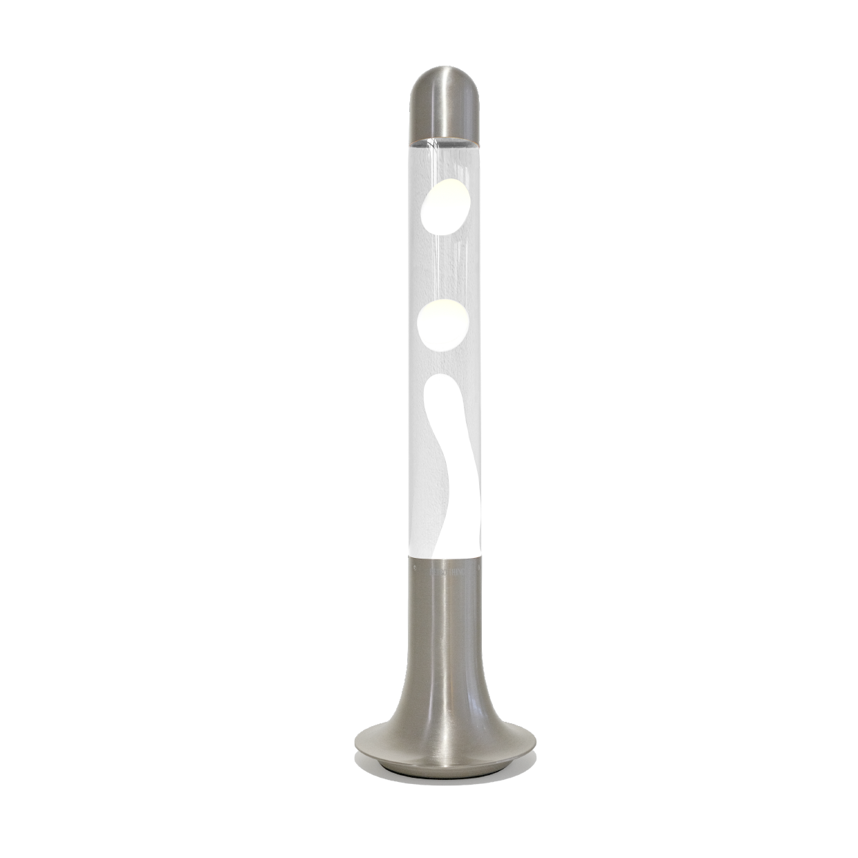 SUBLIME Series Lava Lamp | White & Clear