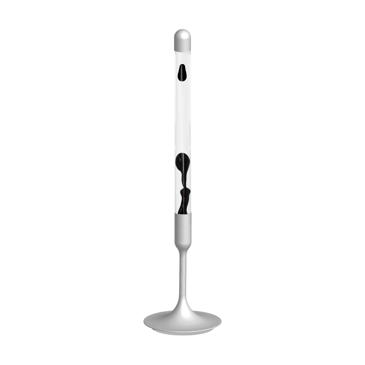 SUBLIME Series Lava Lamp | Black & Clear