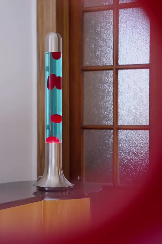 SUBLIME Series Lava Lamp | Red & Blue