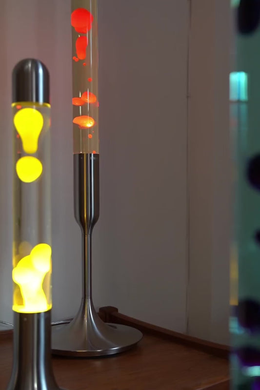 SUBLIME Series Lava Lamp | Red & Yellow