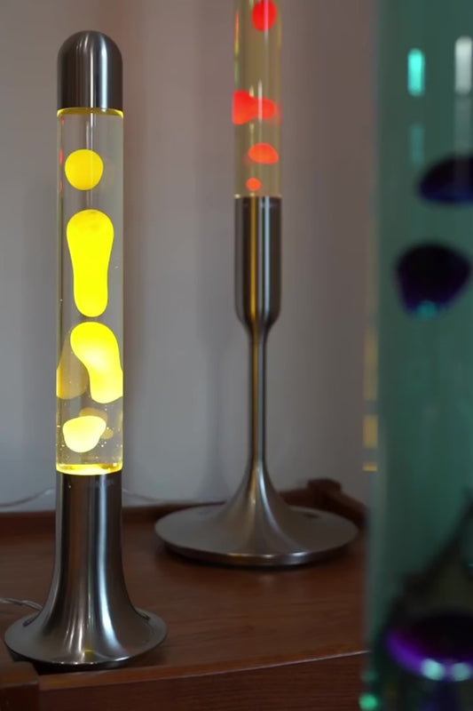 SUBLIME Series Lava Lamp | Yellow & Clear