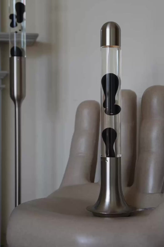 SUBLIME Series Lava Lamp | Black & Clear